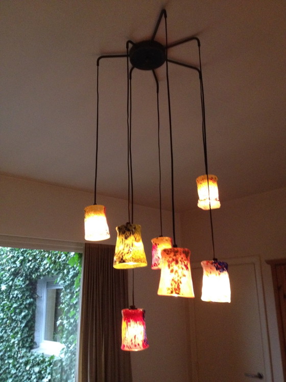 Lampadario a 7 lampade di Barovier&Toso – Barovier & Toso, Glass, Brass (photo 6 of 6)