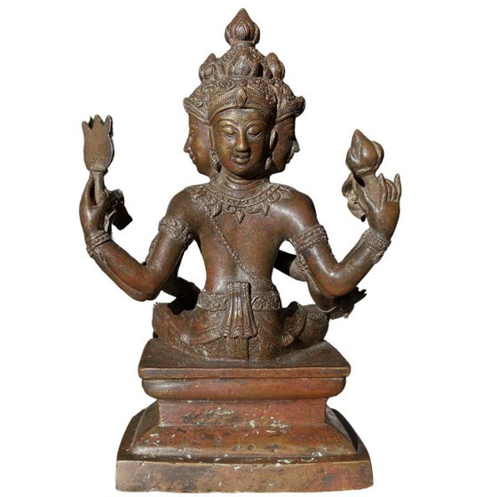 Brahma de bronce dorado Lote 162 – Esculturas, Bronze (photo 5 of 17)