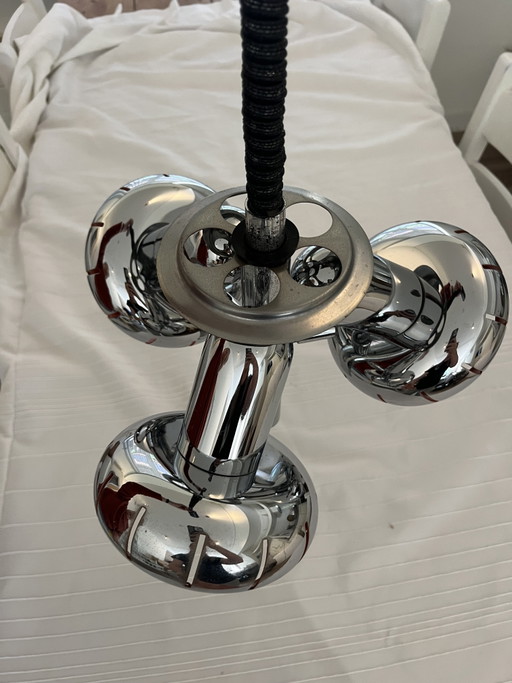 Vintage Space Age pendant lamp from the 1970s.