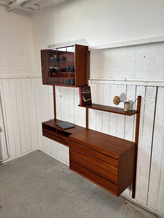 Image 1 of Poul Cadovius – Système de cloisons modulaires en teck vintage danois