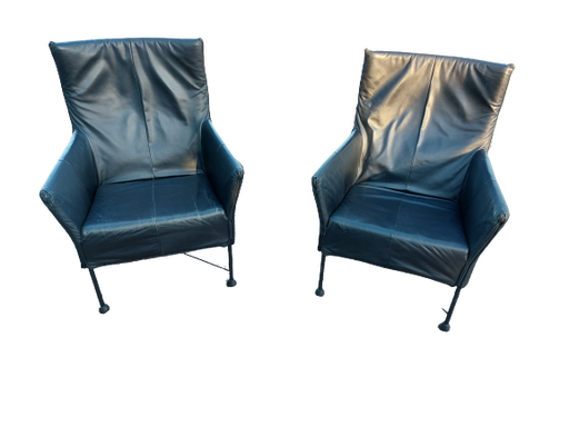 2x Montis Chaplin stoelen