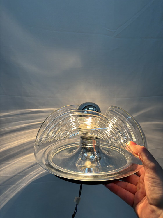 Image 1 of Lampe de plafond ou applique murale vintage Peill & Putzler Futura Wave, 1970