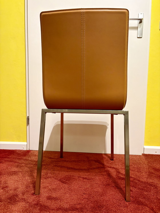 Image 1 of 4 x Pedrali Kuadra 1291 leer + staal