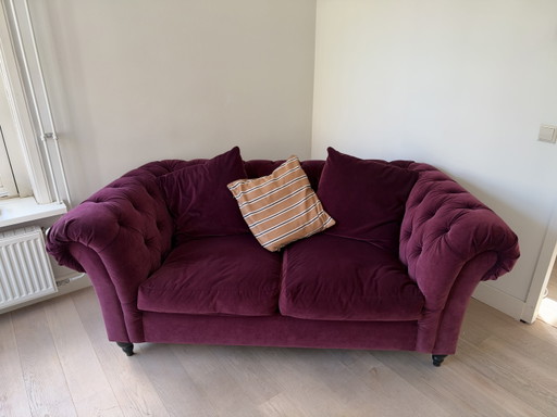 Burgundy Chesterfield Sofa