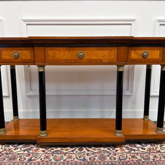 Klassischer italienischer Selva Sidetable – Konsolen, Holz, Messing (photo 9 of 16)
