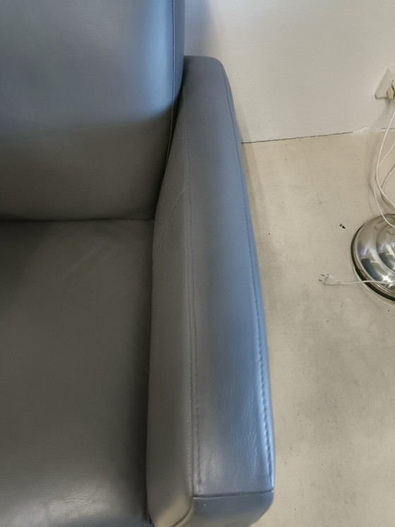 Poltrona in Pelle Grigio Scuro – Poltrone, Leather, Wood (photo 6 of 15)