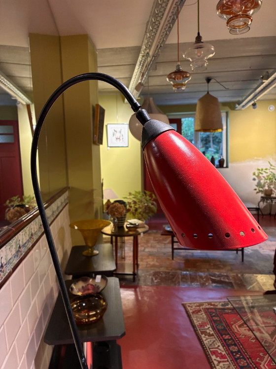Stehlampe im modernistischen Stil der Mitte des 20. Jahrhunderts (um 1950) mit einem – Stehleuchten, Ceramic (photo 11 of 11)