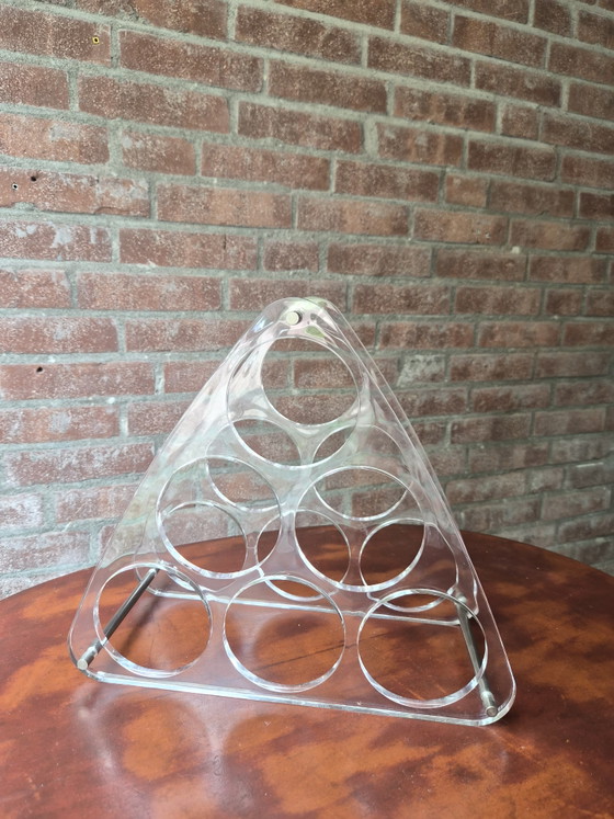 Image 1 of Portabottiglie vintage in plexiglass