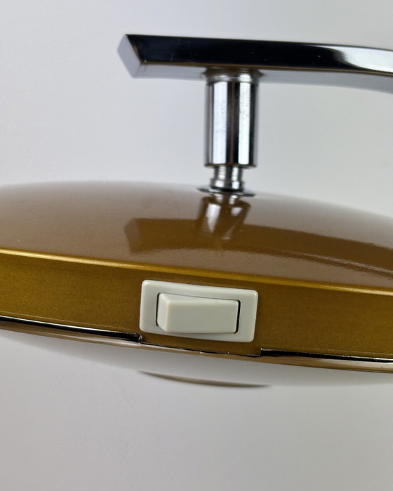 Image 1 of Brutalist Fase 520C Table Lamp by Luis Pérez de la Oliva 1960s-1970s, Spain, Mid-Century, Space Age, Industrial Design