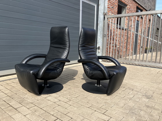 Image 1 of 1x Jori Yoga reclinabile Medi Mono-move in pelle nera Celia Black