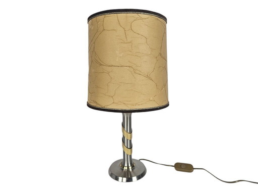 B + M Leuchten – Hollywood Regency Stil – Westdeutschland – Messing – Stahl – 80er Jahre