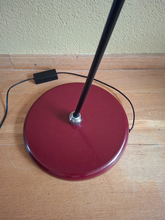 Image 1 of Lampadaire rouge Hala Zeist vintage, uplighter.