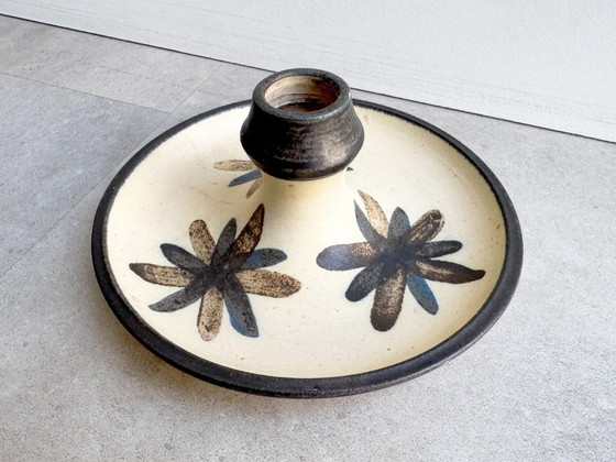 1 portacandele in ceramica danese stile anni '70. – MIT Stoneware Denmark (photo 3 of 5)