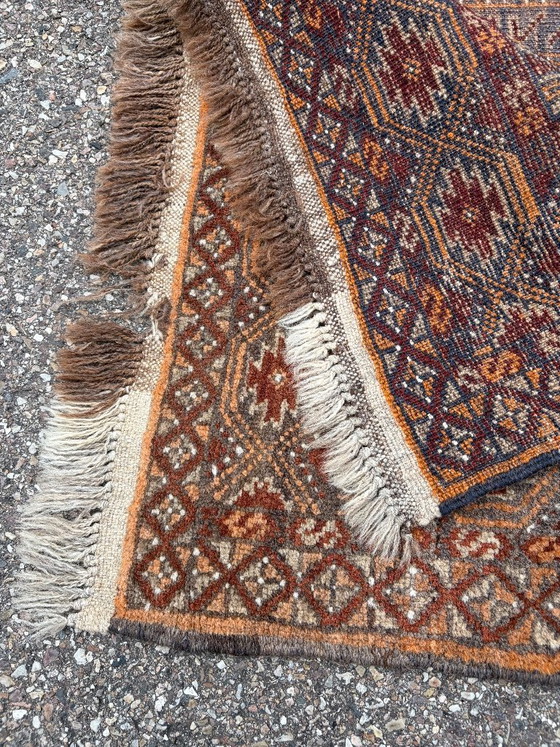 Handgeweven Turkmeens wollen tapijt – Vloerkleden en tapijten, Wool (photo 12 of 12)