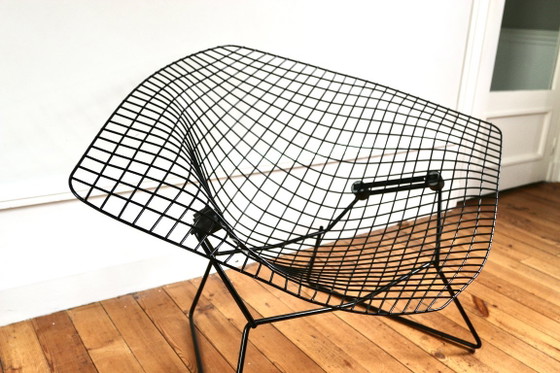 Vintage Bertoia "Grand Diamant" fauteuil – Knoll, Metal (photo 4 of 14)