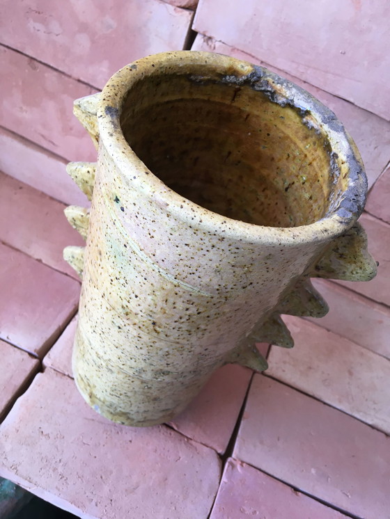 Image 1 of Poterie De Tamegroute En Terre Cuite Émaillée 