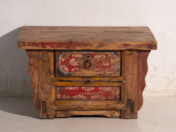Tavolino basso antico dipinto in legno di olmo – Cina, circa 1900 – Tavolini da caffè, Iron (photo 27 of 40)
