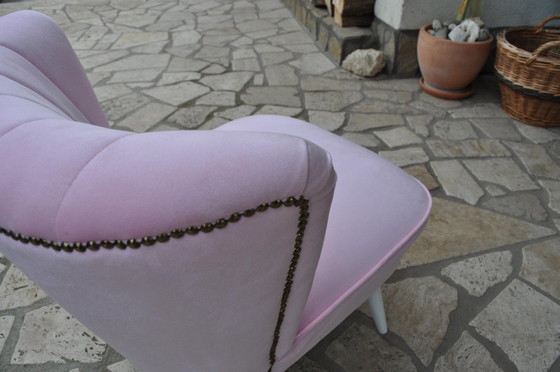 Mid-Century Red Cocktail Armchair, 1950s – Mid Century Modern (photo 6 of 6)