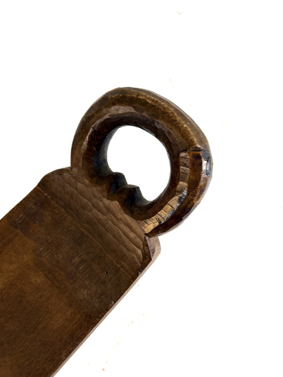 Image 1 of Vintage tripod Brutalist stool '60