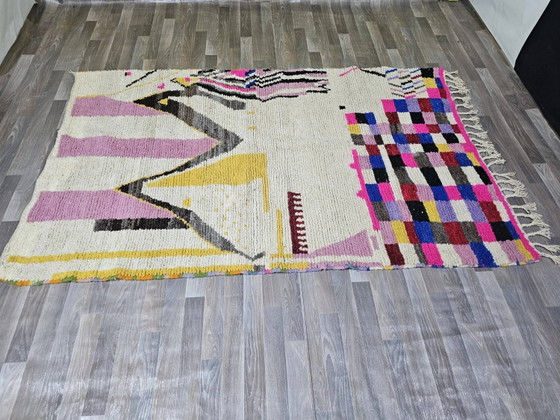 Handgefertigter Berber-Teppich aus Wolle 2.5 x 1.5 m – Teppiche & Läufer, Wool (photo 11 of 11)