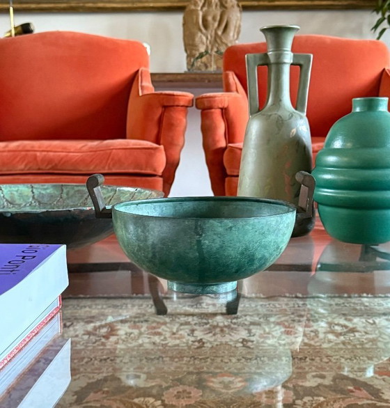 Image 1 of Vase en bronze Art Déco, Italie, vers 1930