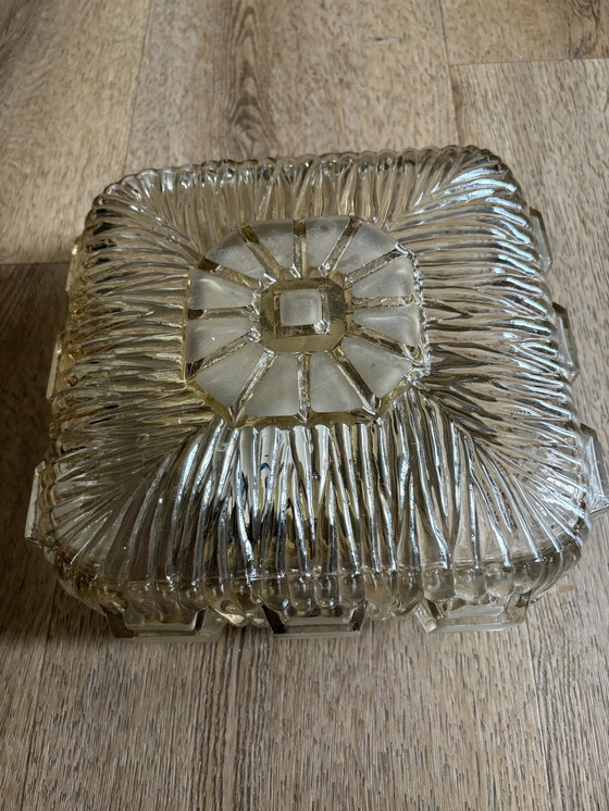 Image 1 of Set Of Two Glass Vintage Ceiling Lamps