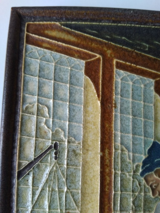 Image 1 of Porceleyne Fles Delft carrelage cloisonné Zeelandia