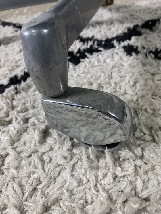 Image 1 of Sedia da ufficio in similpelle con ruote di Vaghi, Italia, anni '60