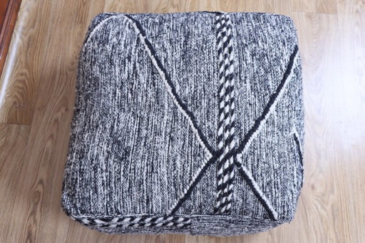 Copri pouf kilim marocchino fatto a mano