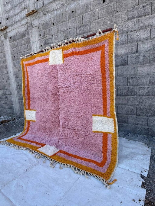 Tapis marocain tradicional en laine 200cmx200cm