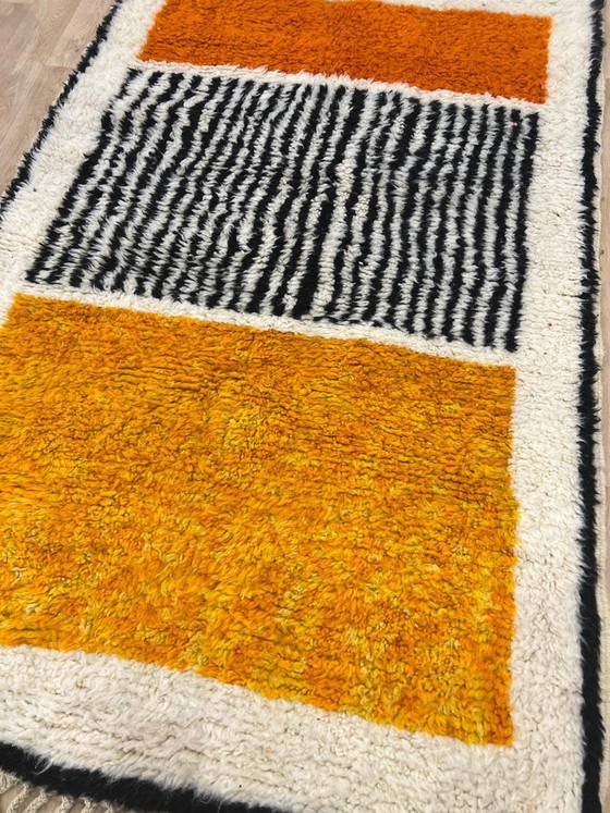 Alfombra naranja de 300 cm x 210 cm. – Wool (photo 6 of 11)