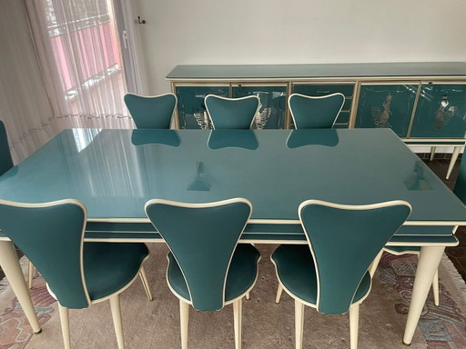 Set da pranzo italiano completo di metà secolo di Umberto Mascagni - anni '50-'60