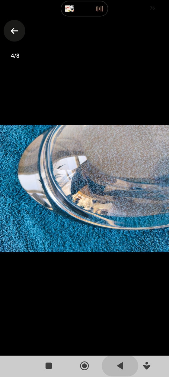 Stunning Vintage Cristal de Sèvres Crystal Bowl – Mid-Century Modern – France – Glass (photo 4 of 5)
