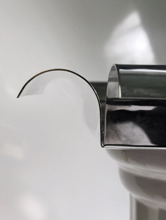 Image 1 of Coupe à fruits vintage Cleto Munari Italia plaquée argent, années 80.