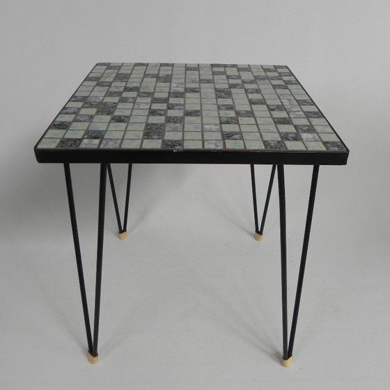 Tavolino con 225 mini piastrelle, anni '50 – Tavolini, Iron, Ceramic (photo 6 of 11)