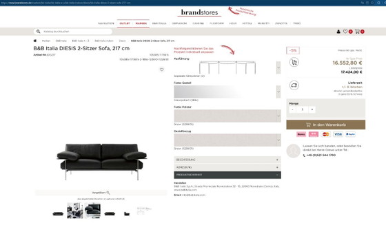 Diesis Sofa für B&B Italia, von Antonio Citterio und Paolo Nava – Leather, Metal, Vintage (photo 14 of 14)