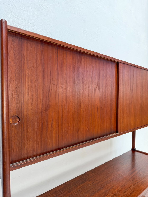Image 1 of Aparador danés antiguo de teca RY20 de Hans J. Wegner para Ry Møbler, década de 1950.