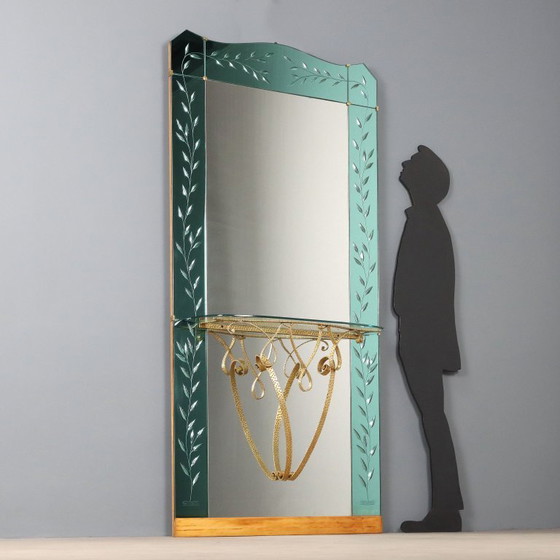 Image 1 of Spiegel met console