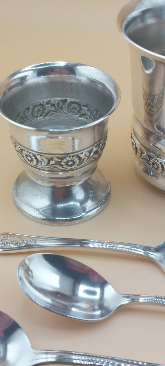 Versilbertes Tafelservice – Govaers, Besteckkassetten, Metal, Silver (photo 6 of 11)