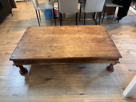 Image 1 of Tavolo da salotto antieke indiano