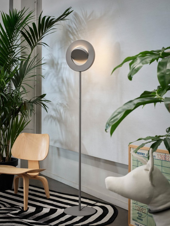 Image 1 of JAPTH Signum floor lamp with swivel spotlight in gray