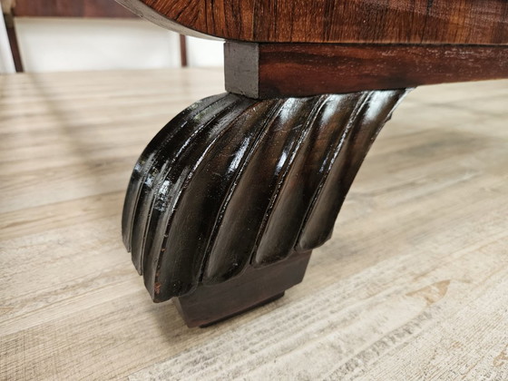 Image 1 of Coppia di letti singoli Art Decò in mogano e acero rosa, 1940