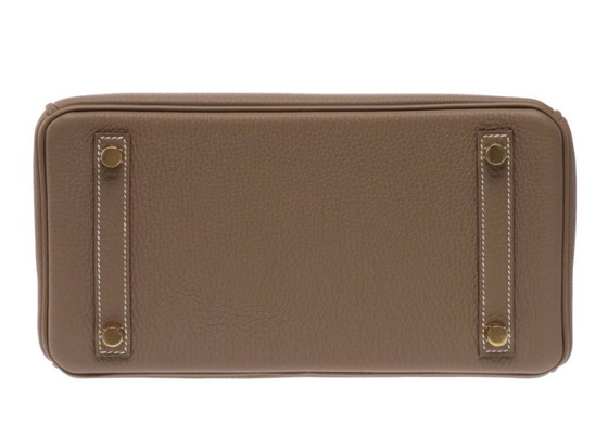 Image 1 of Sac HERMES Birkin 25 en Cuir Étoupe - 103489