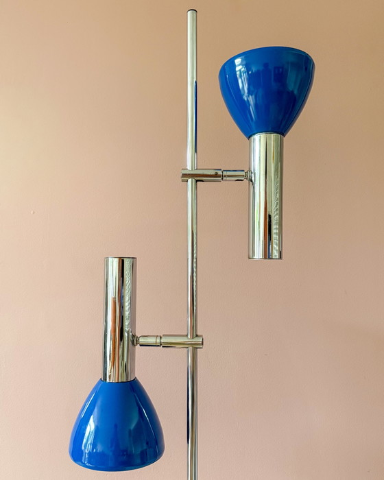 Image 1 of Lampada da terra vintage con due faretti