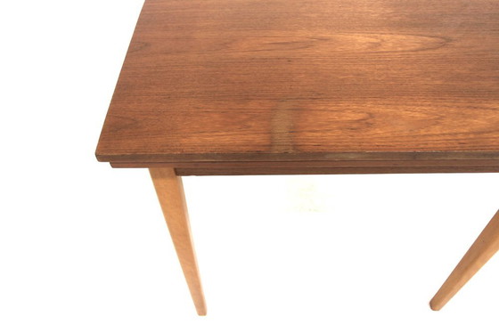Teak Dining Table, Sweden, 1960, Mid Century Modern (photo 6 of 7)