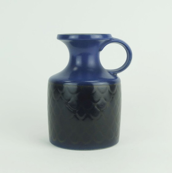 Image 1 of VASO in ceramica anni '70 keruska "azur" decor modello 101 fatto a mano in Germania modello 101
