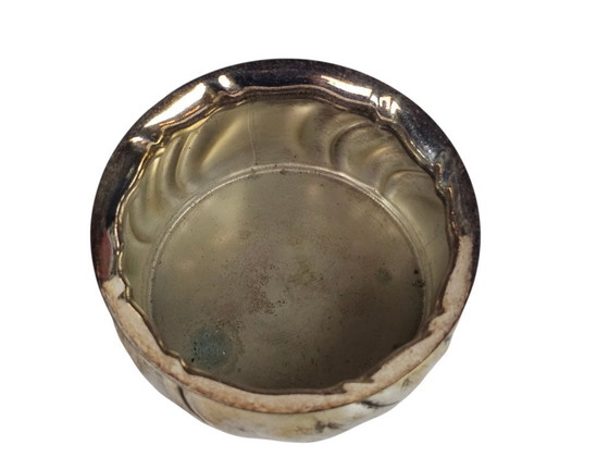 Image 1 of Prima N.S. - diseño Nils Johan - azucarero - plateado - marcado - Suecia - década de 1950