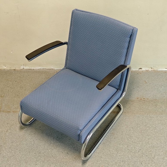 Image 1 of Vintage Fauteuil S411 Gispen Mücke Melder