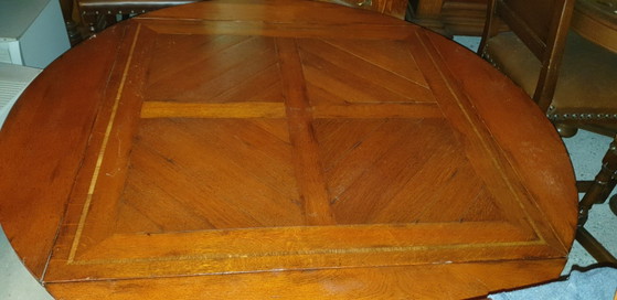 Image 1 of Couchtisch aus Kirschholz im Jugendstil mit abfallenden Ohren