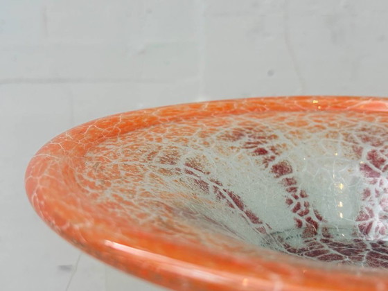 Image 1 of Bol Ikora en verre soufflé à la bouche par Karl Wiedmann pour WMF, années 1930